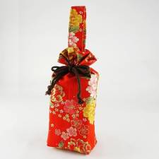 [囍米禮盒]台灣古典花布包米禮盒(古典玫瑰紅-1kg)